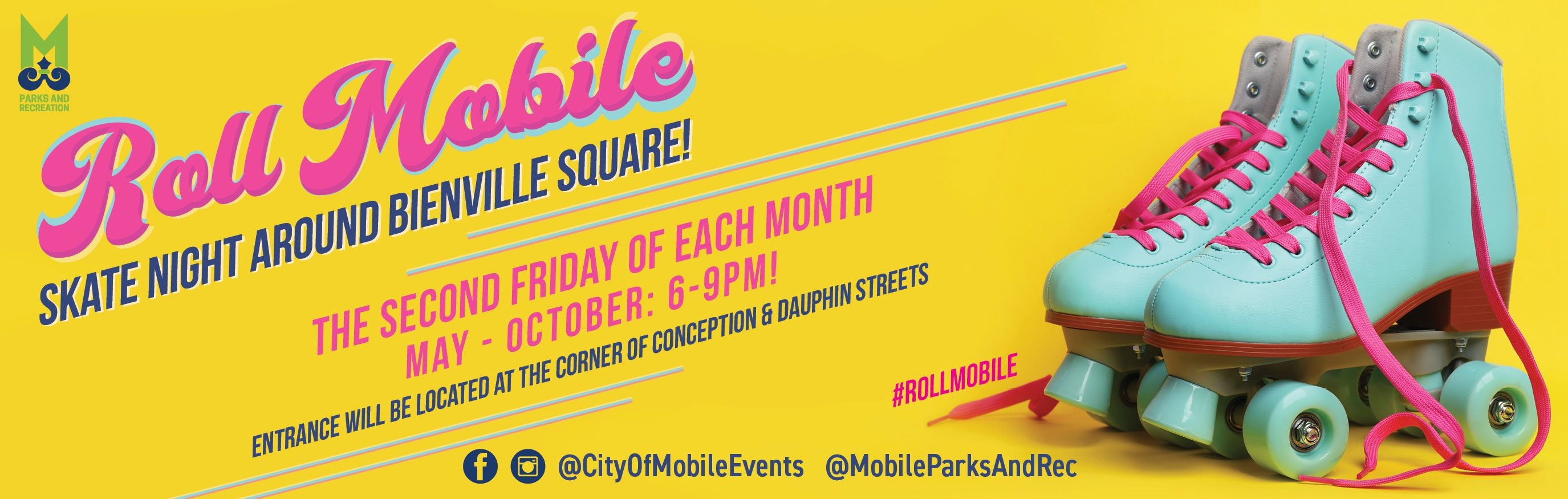 Roll Mobile: Skate Night Around Bienville Square