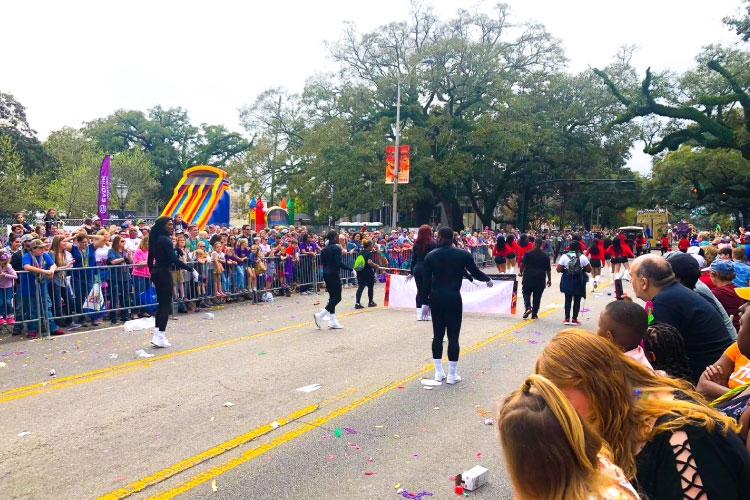 Mardi Gras beads photo